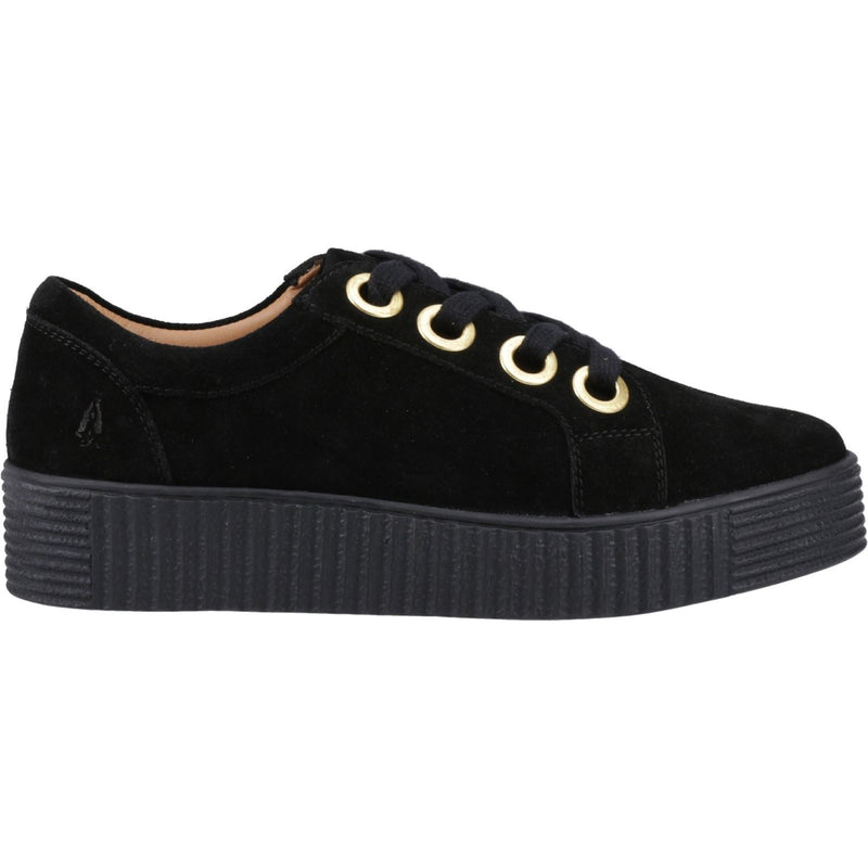 Hush Puppies Tamsin Suede Women's Black Sneakers