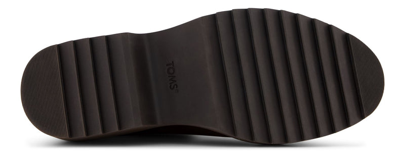 TOMS Millie Nubuck Leather Women's Dark Brown Boots