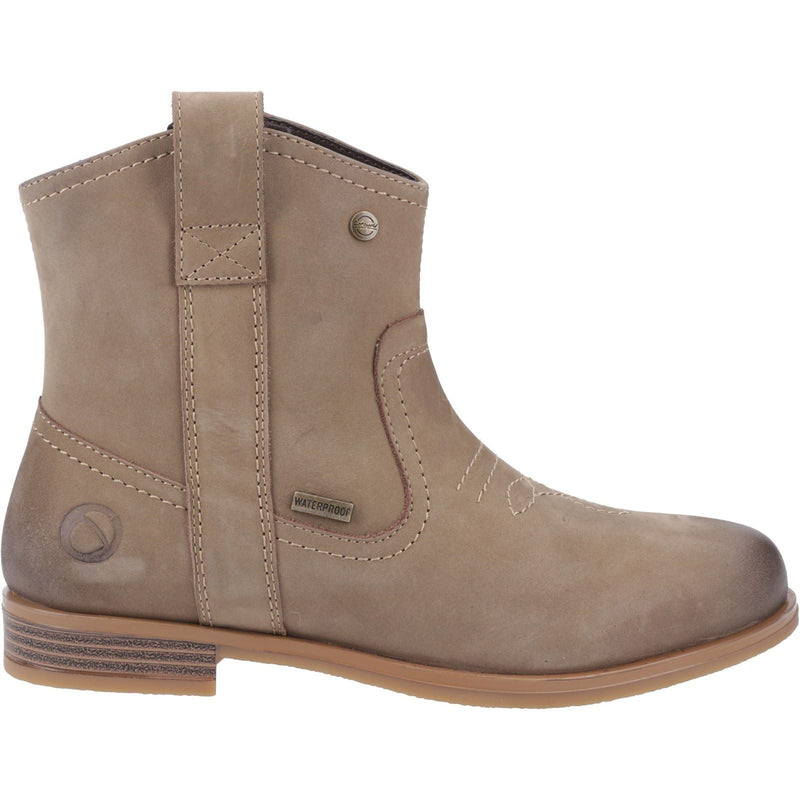 Cotswold Signet Leather Women's Taupe Boots