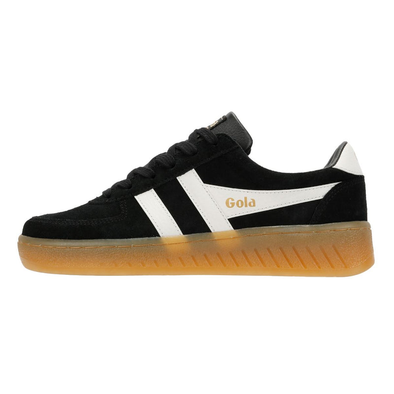 Gola Grandslam Suede Women's Black/Off White Sneakers