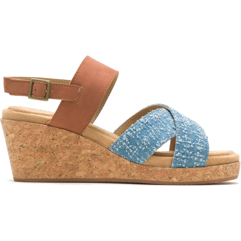 Hush Puppies Willow X Band Suede Women's Denim Sandals