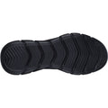Skechers BOBS Sport B Flex Resilient Textile Men's Black Trainers