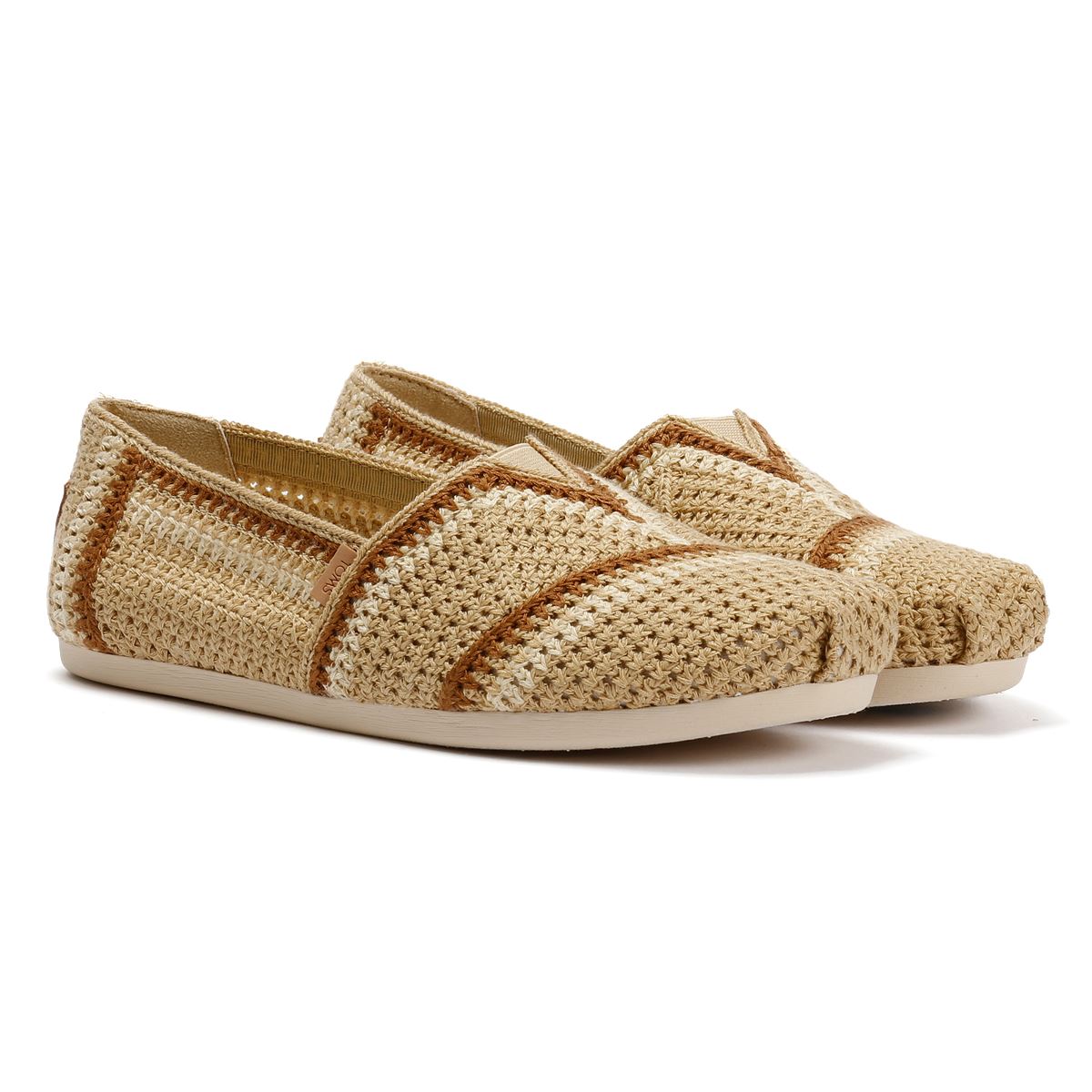 TOMS Alpargata Classic Cotton Women's Dark Beige Espadrilles