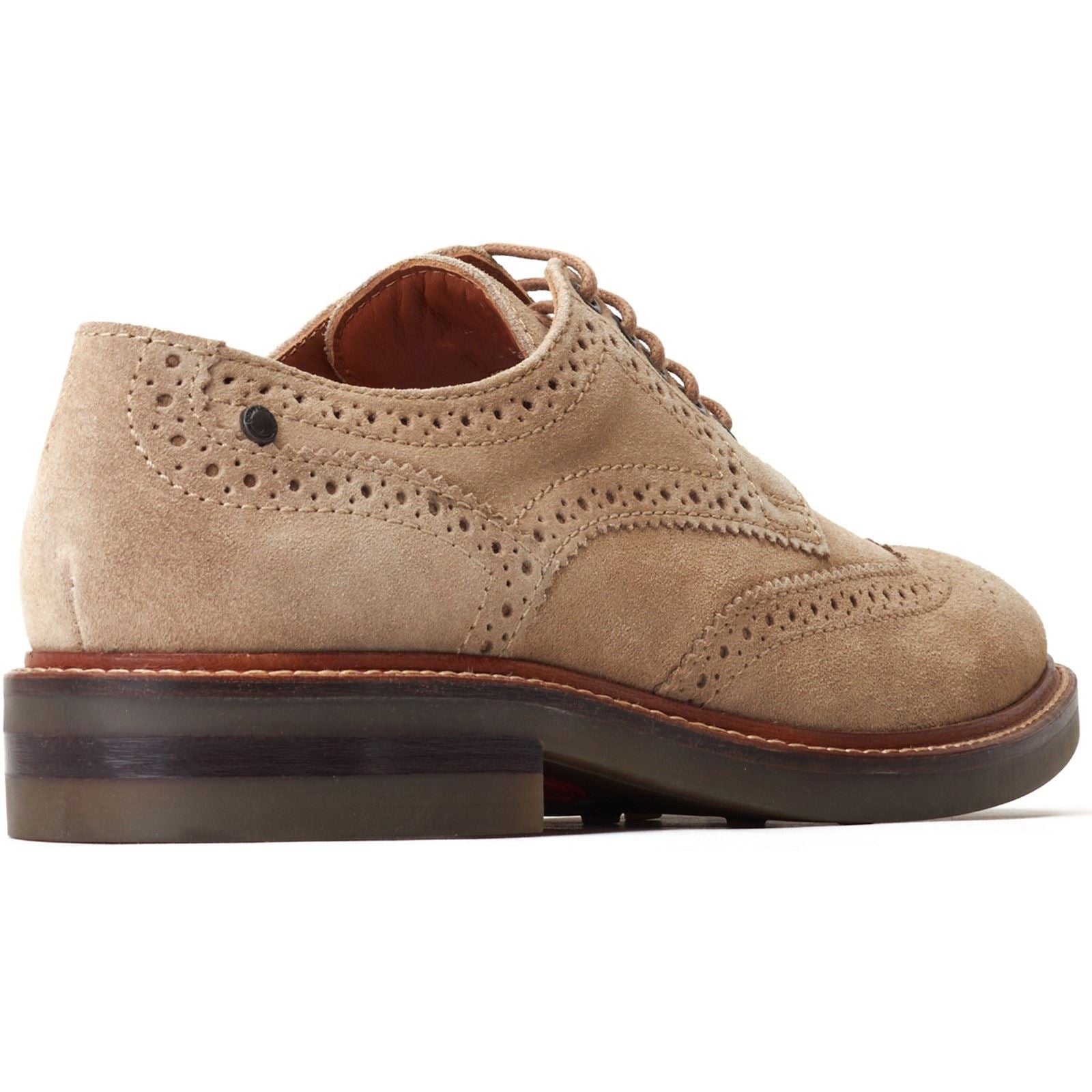 Base London Hatfield Leather Men's Sand Brogues Shoes