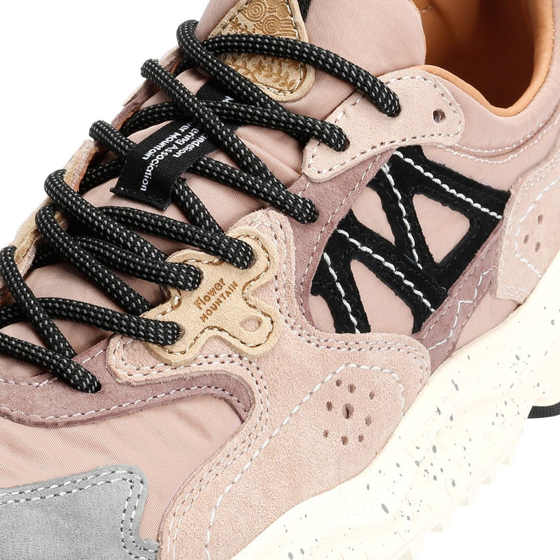 Flower Mountain Solin Women's Suede/Nylon Gray/Soft Pink Sneakers