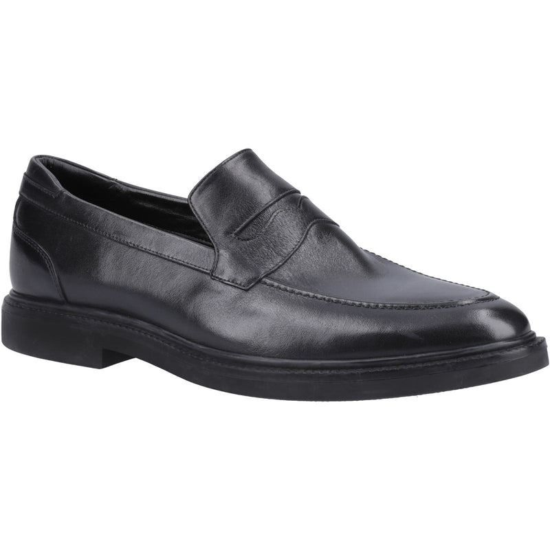 Hush Puppies Knox Leather Men's Black Loafers