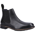 Hush Puppies Justin Chelsea Leather Men's Black Boots