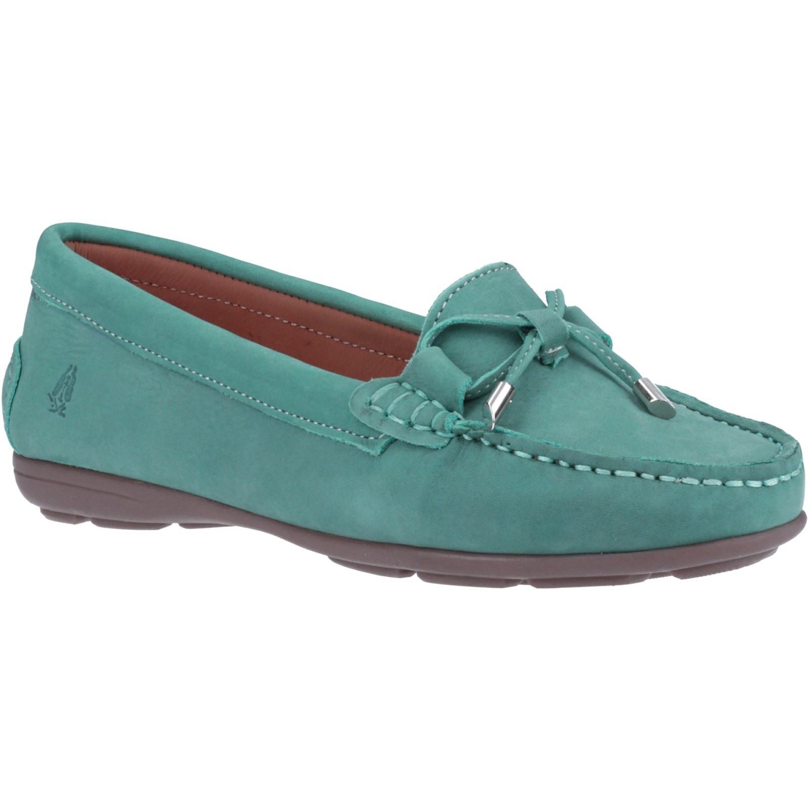 Hush Puppies Maggie Leather Women's Sky Blue Loafers
