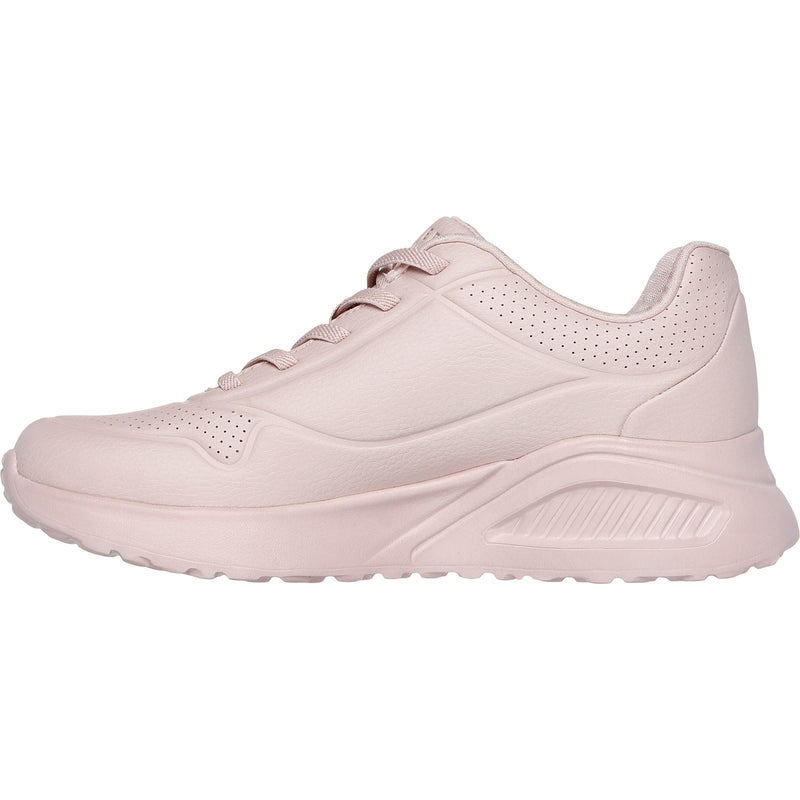 Skechers Uno Lite Lite Work Synthetic Women's Blush Sneakers