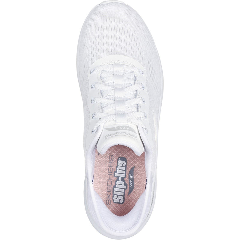 Skechers Arch Fit 2.0 - Easy Chic Textile Women's White Sneakers