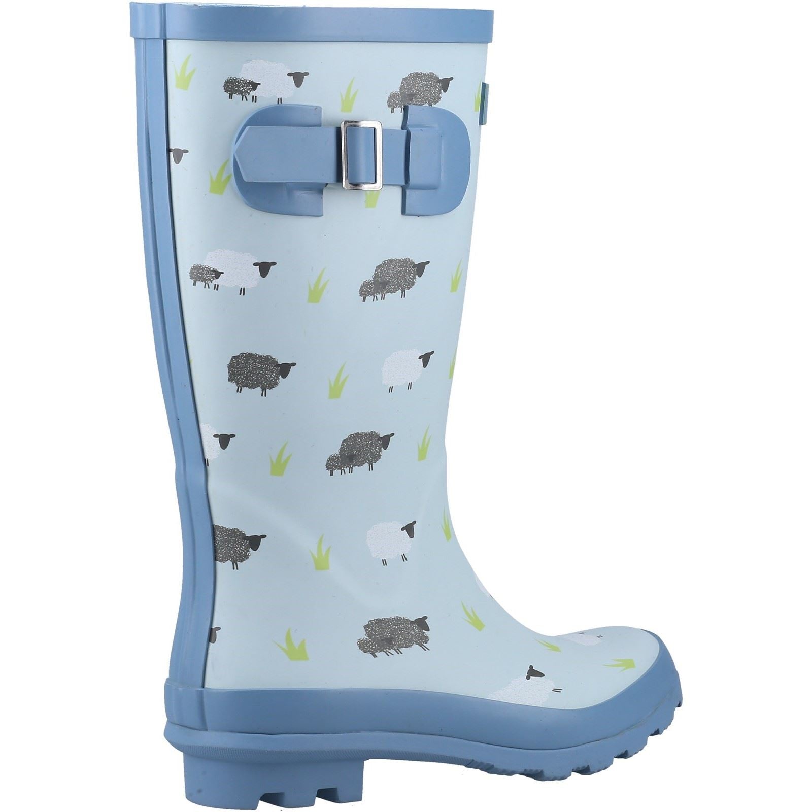 Cotswold Farmyard Junior Rubber Sheep Wellington Boots