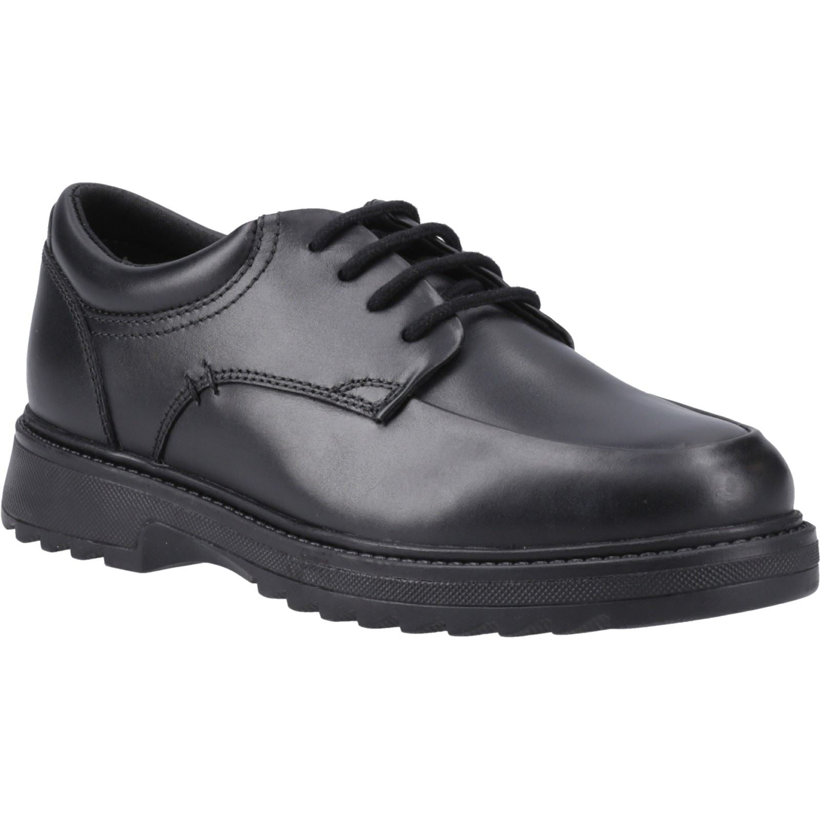 Hush Puppies Romeo Leather Boys's Black Shoes