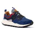 Flower Mountain Yamano 3 Suede Men's Light Navy/Orange Sneakers
