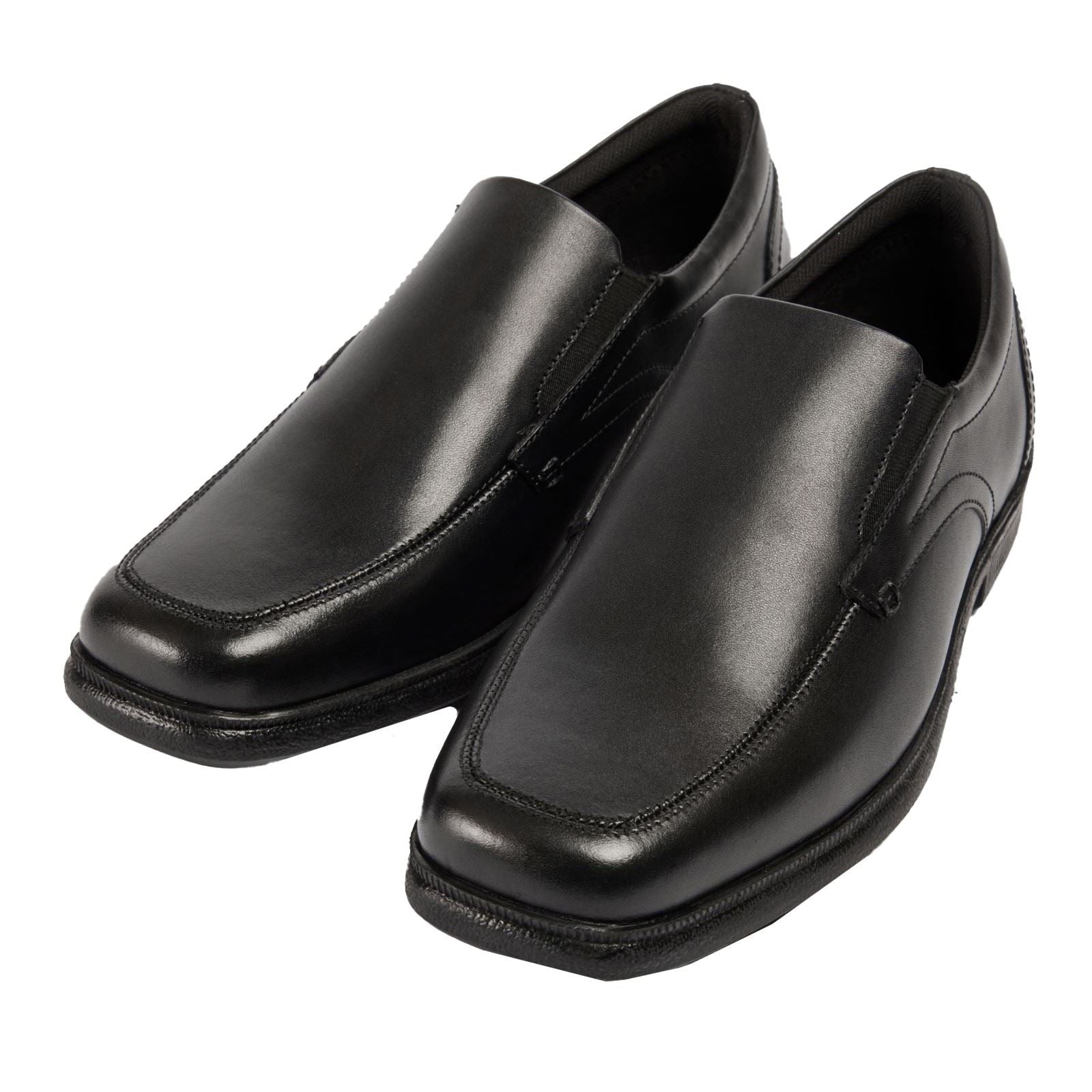Pod Carpenter Leather Boys's Black Loafers