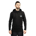 Caterpillar Hooded Long Sleeve Cotton Men's Black T-Shirt