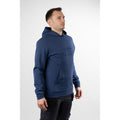 Hard Yakka Embossed Pullover Cotton Men's Purple Hooded Sweatshirt