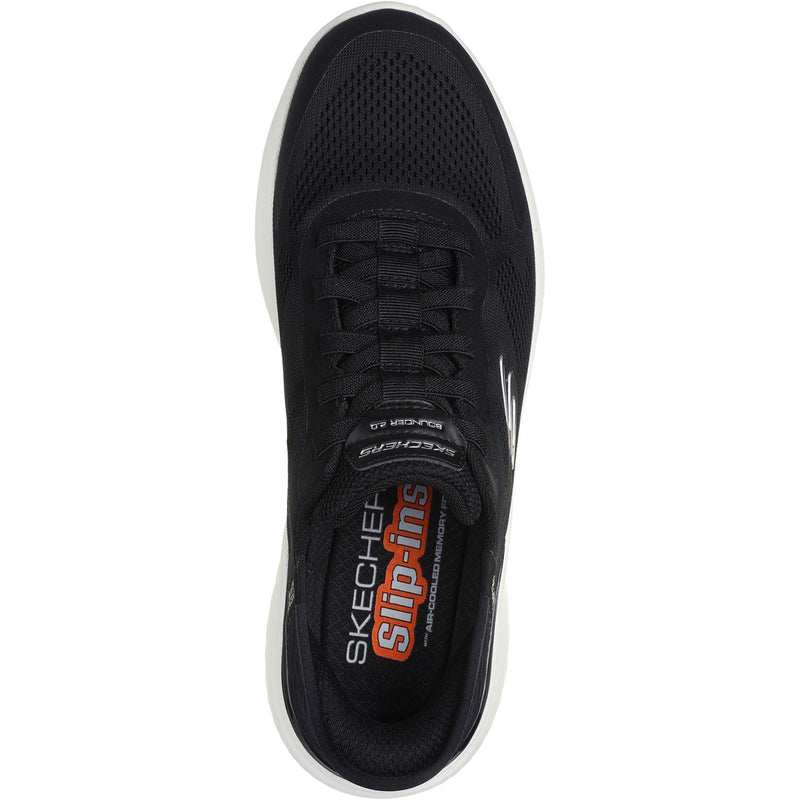 Skechers Bounder 2.0 Emerged Textile Men's Black/White Sneakers