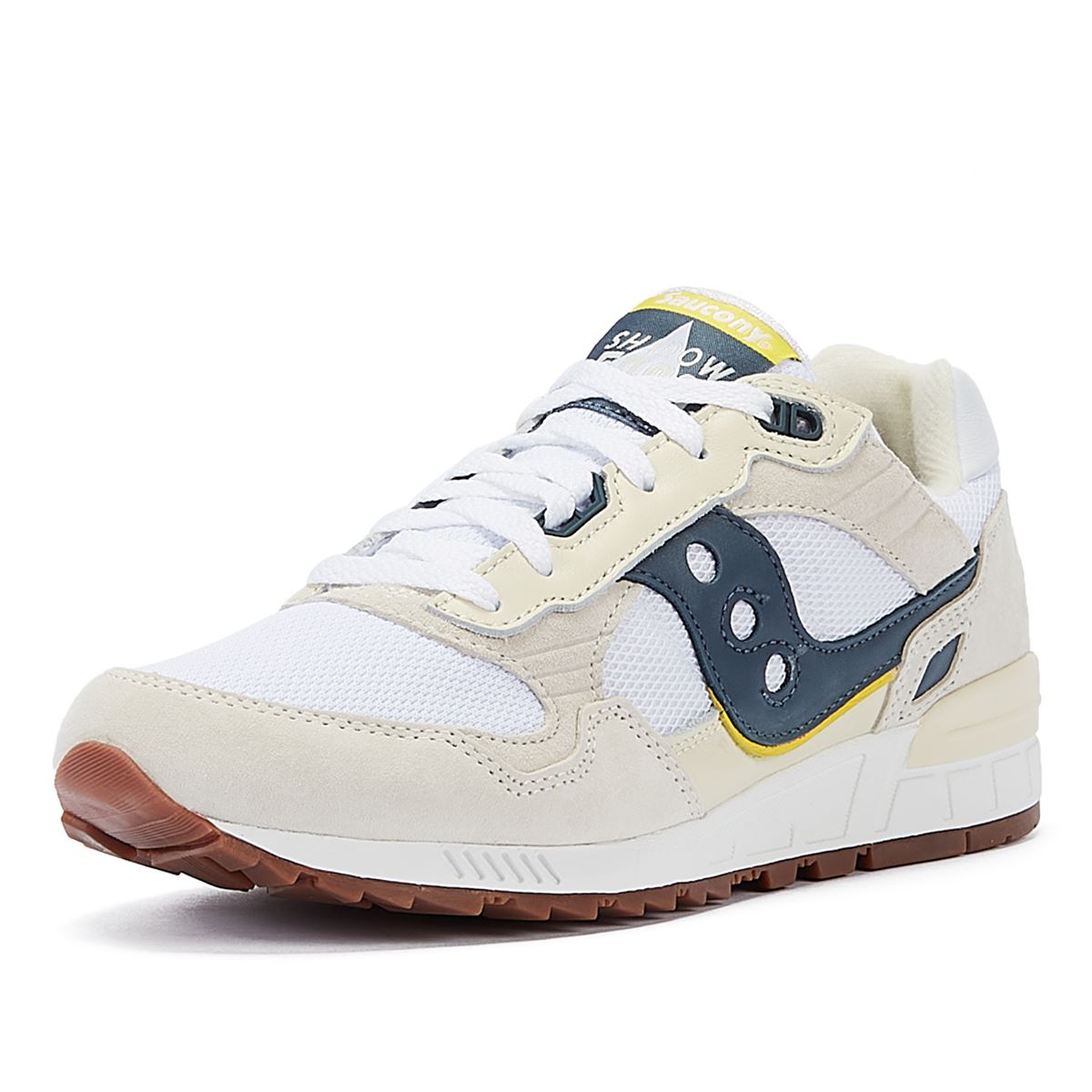 Saucony Shadow 5000 White/Blue Sneakers