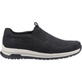 Hush Puppies Cole Leather Men's Black Nubuck Loafers