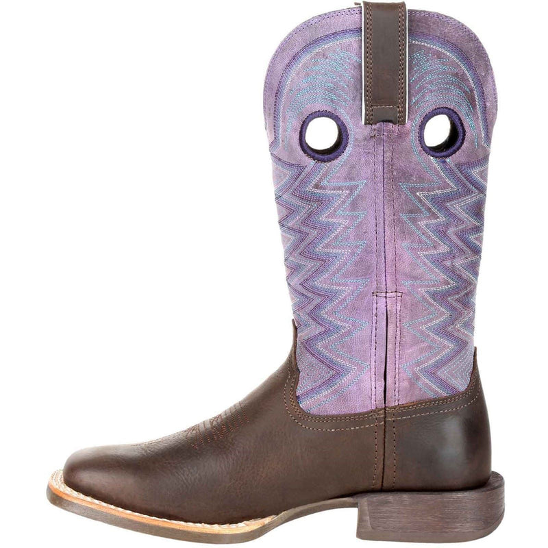 Durango Lady Rebel Pro Leather Women's Dark Earth/Amethyst Boots