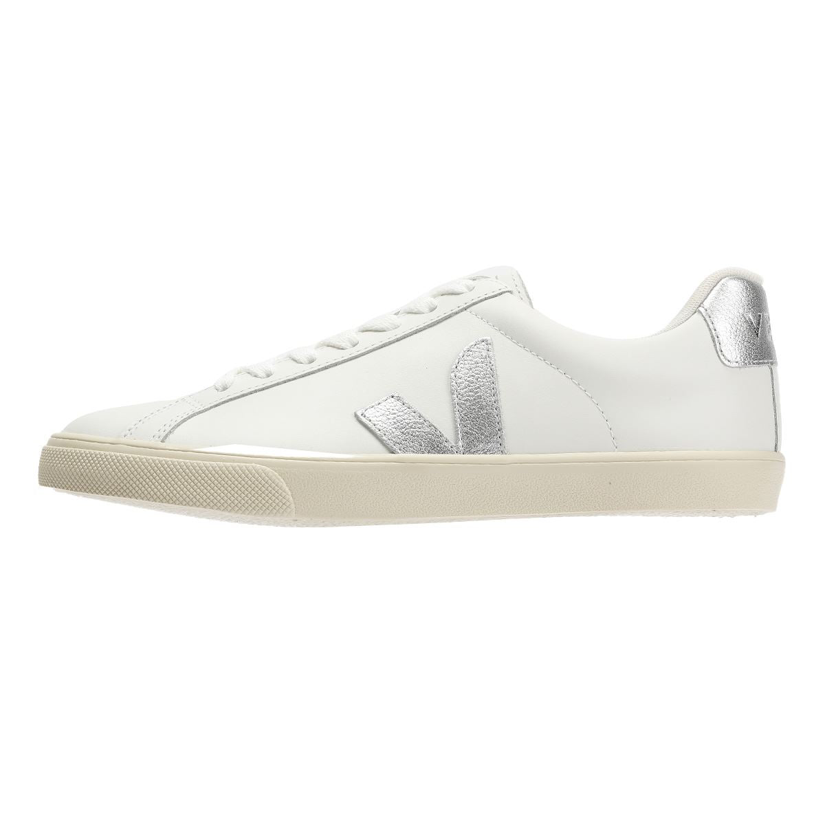 Veja Esplar Leather Women's Extra White/Silver Sneakers