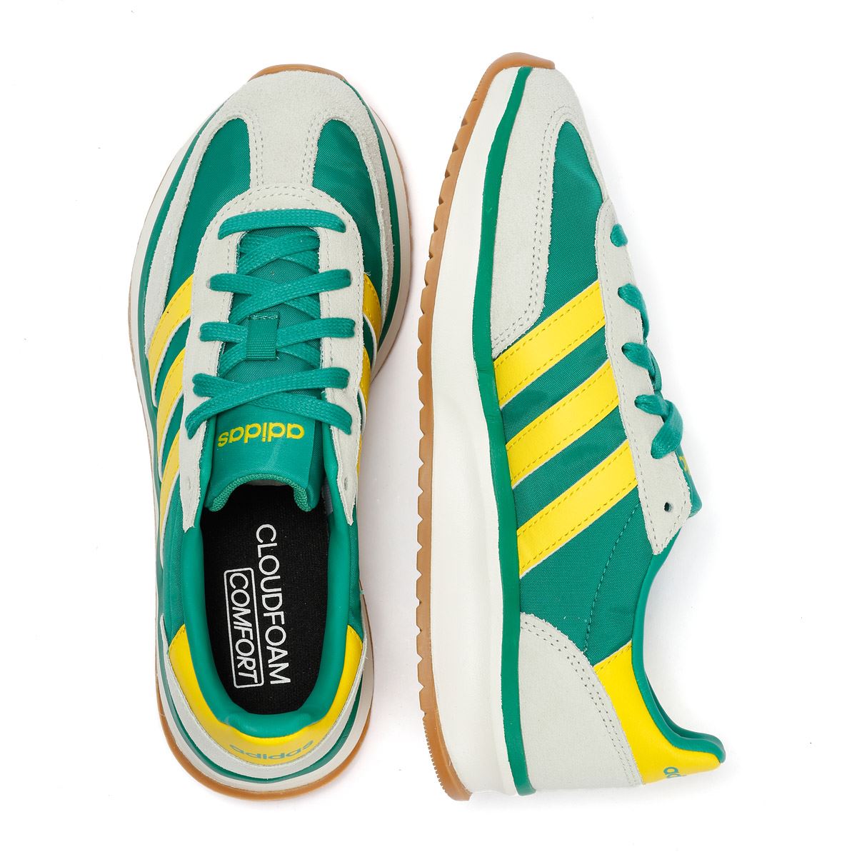 Adidas Run 70s 2.0 Women's Court Green/ Yellow Sneakers