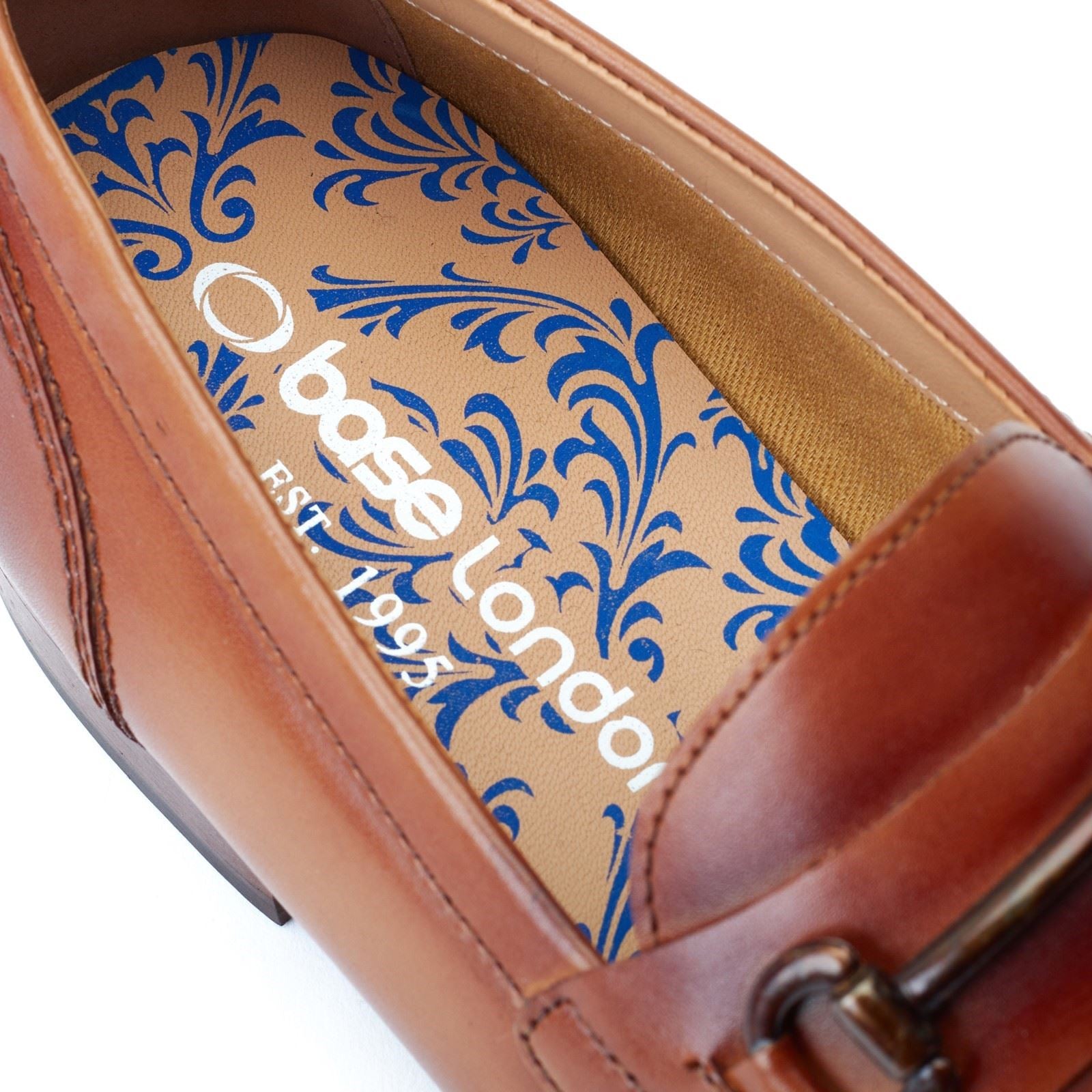 Base London Russo Leather Men's Burnt Tan Loafers