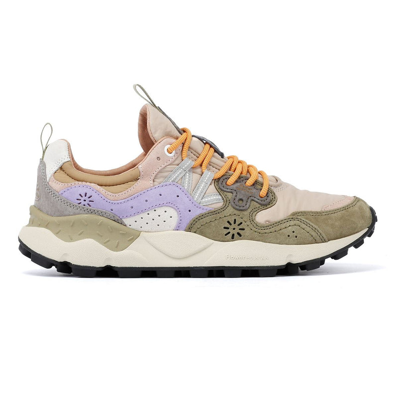 Flower Mountain Yamano 3 Suede Militare/Taupe/Violet Sneakers