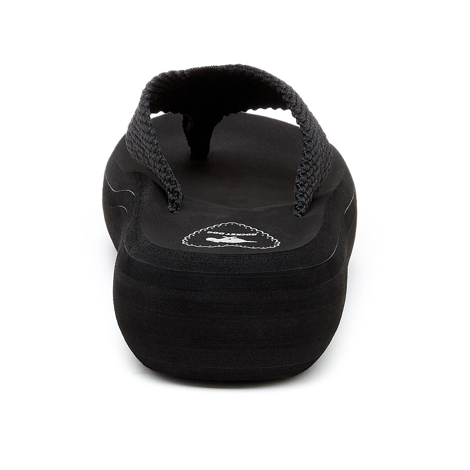 Rocket Dog Sandy Webbing Textile Women's Black Sandals