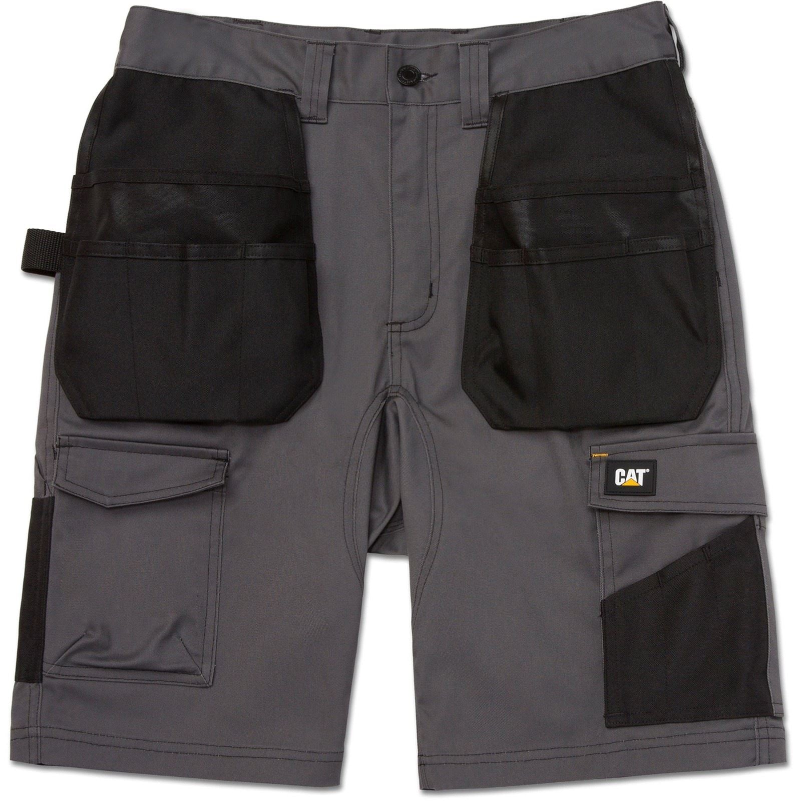 Caterpillar Essential Stretch Holster Polyester Men's Grey Work Shorts