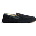 Hunter Moccassin Slipper Suede Men's Navy Slippers