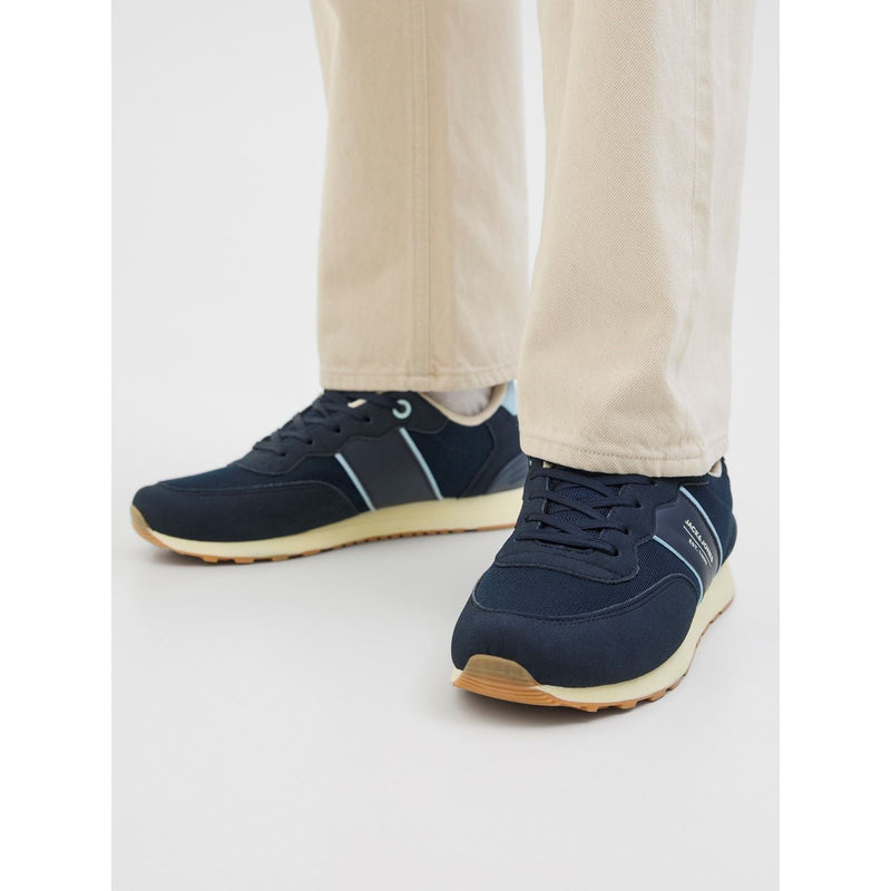 Jack & Jones Spirit Runner Synthetic Men's Navy Blazer/Glacier Ice Sneakers