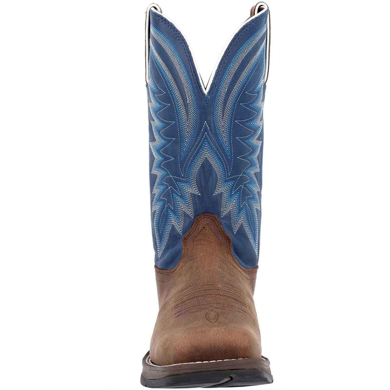 Durango Rebel Leather Men's Saddle Brown/Demin Blue Boots