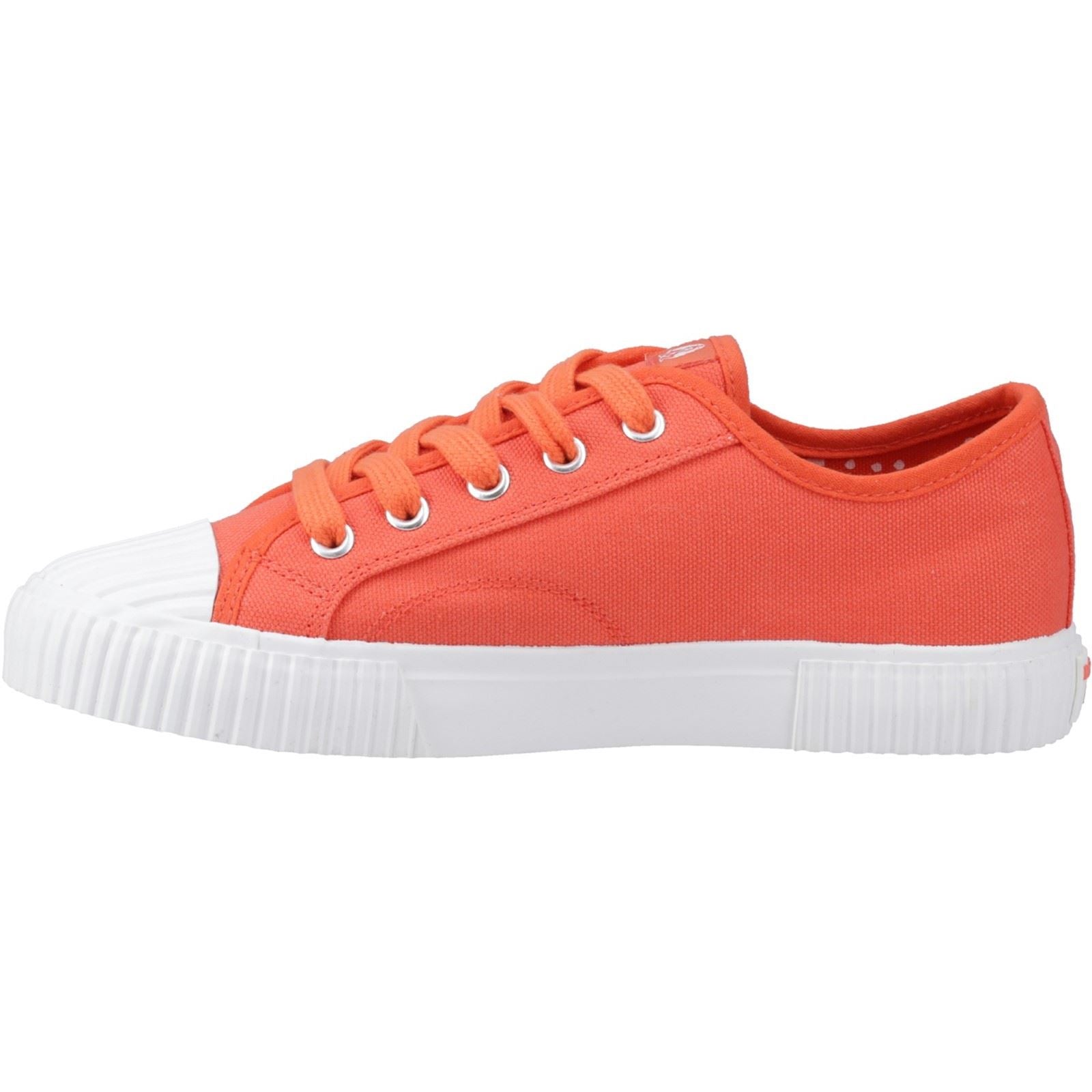 Hush Puppies Freya Canvas Textile Women's Orange Sneakers