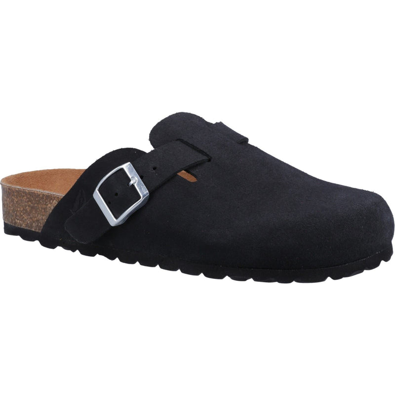 Hush Puppies Bailey Suede Women's Black Clogs