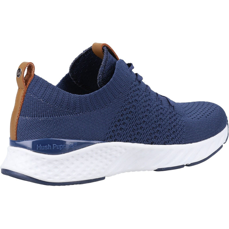 Hush Puppies Opal Recycled Synthetic (RPET) Knit Women's Navy Sneakers