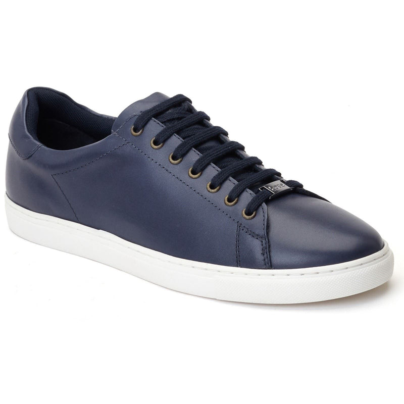 Base London Tucker Leather Men's Navy Sneakers