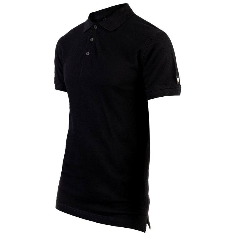 Caterpillar Essentials Cotton Men's Black Polo Shirt