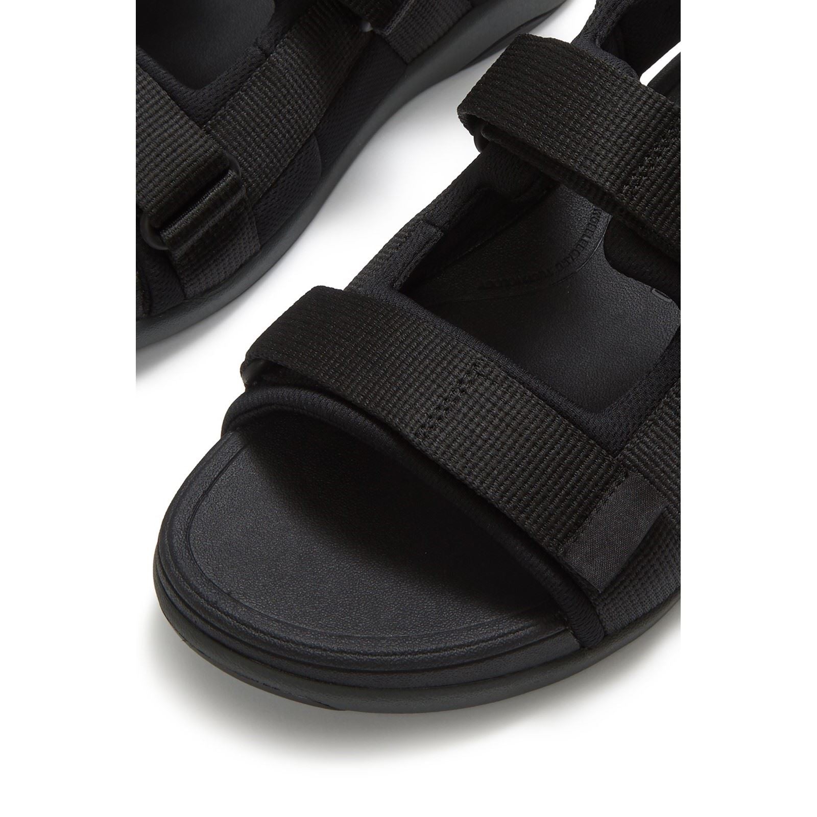 Fitflop F-Mode Go Polyester Men's Black Sandals