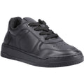 Hush Puppies Dougie Leather Boys's Black Sneakers