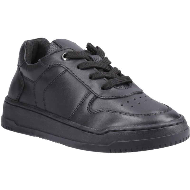 Hush Puppies Dougie Leather Boys's Black Sneakers