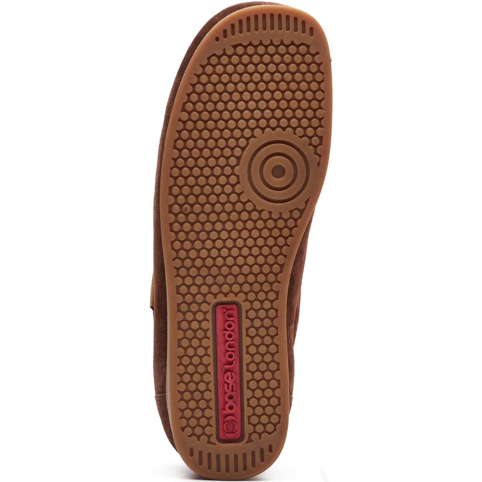 Base London Koko Lace Up Leather Men's Brown Moccasins Shoes