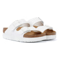 Birkenstock Arizona Flex Platform Women's White Narrow Sandals