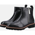 Hush Puppies Grace Zip Suede Women's Black Boots