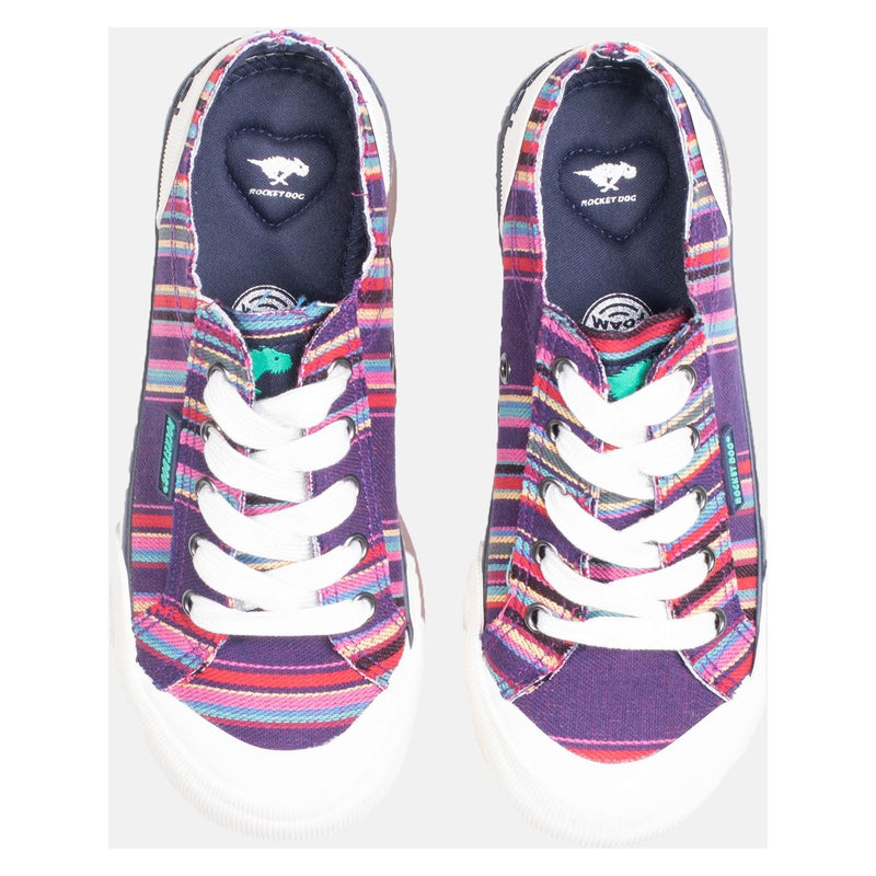 Rocket Dog Jazzin Cotton Women's Purple Multi Sneakers