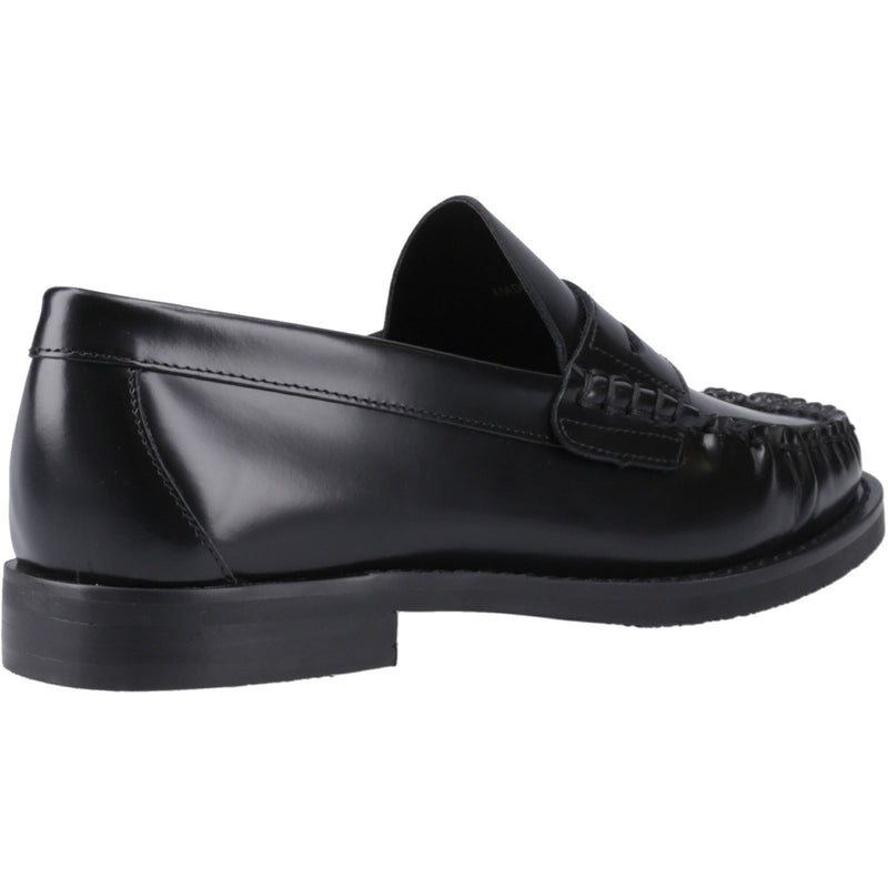Dune Ginni Leather Women's Black Shoes