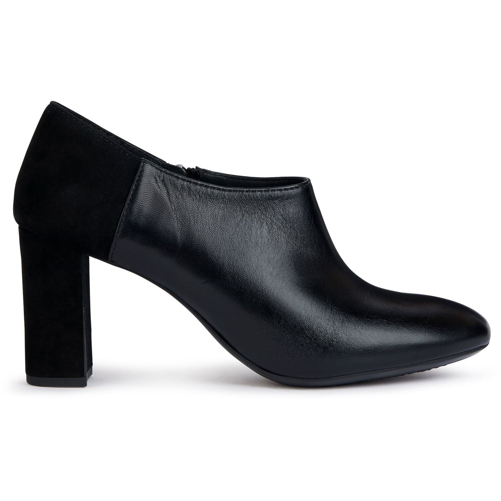 Geox D PHEBY Leather Women's Black Heels