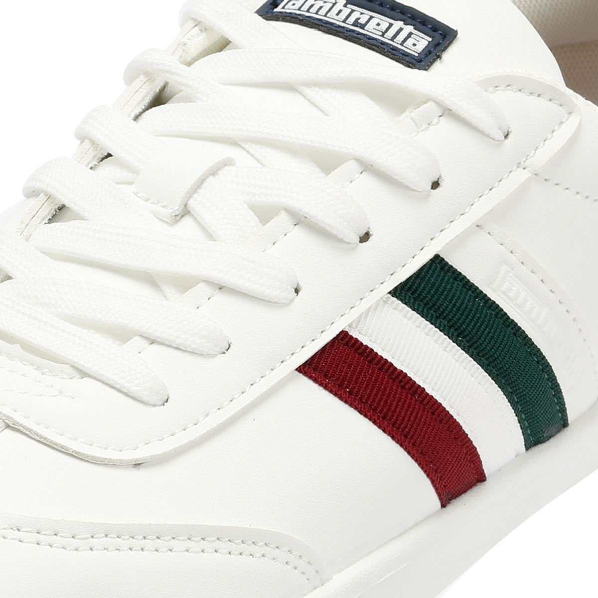 Lambretta Vulkan Men's White Italian Sneakers