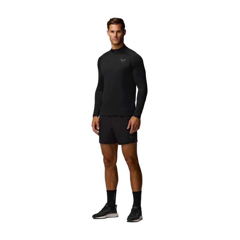 Castore Adapt Training 1/4 Zip Top Polyester Men's Black Activewear T-Shirts