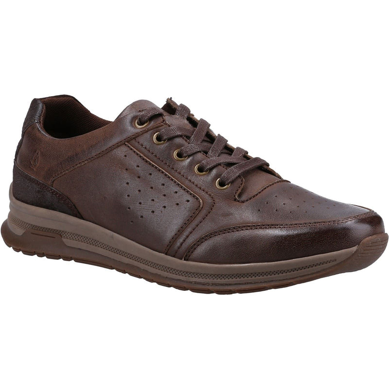 Hush Puppies Joseph Leather Men's Brown Leather Lace-Up Shoes